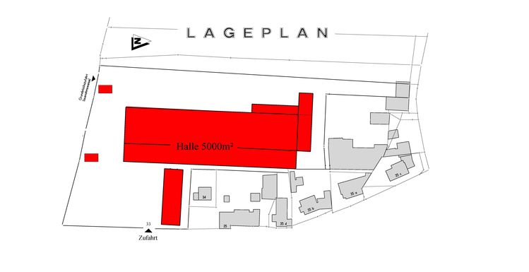 Lageplan des Objektes.